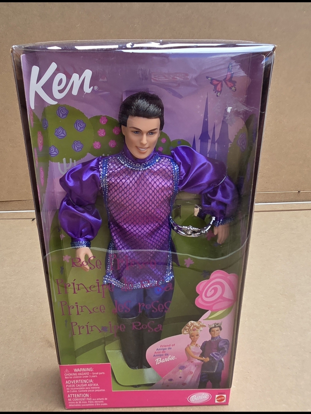 ​Vintage Mattel Rose Prince Ken Doll NIB NRFB - Y2K Barbie Collection